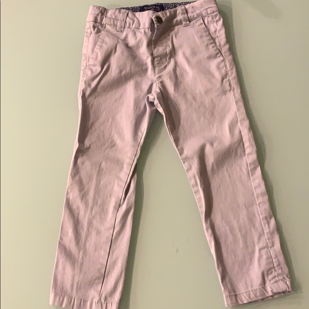 Mayoral twill boys trousers